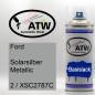 Preview: Ford, Solarsilber Metallic, 2 / XSC2787C: 400ml Sprühdose, von ATW Autoteile West.
